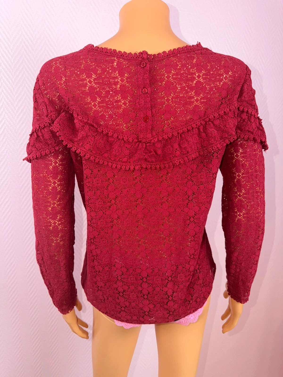 Haut femme sezane étiquette coupe taille 38 – photo 4